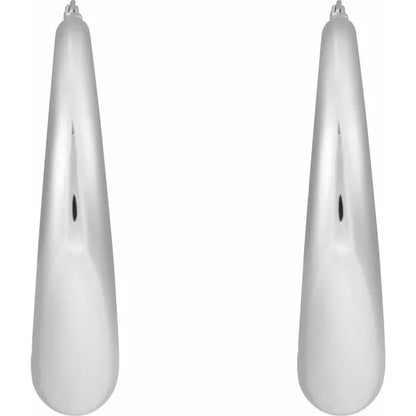 Puffer hoops øreringe