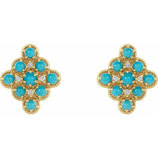 Smykke i 14 kt. gult guld med naturlig etiopisk opal