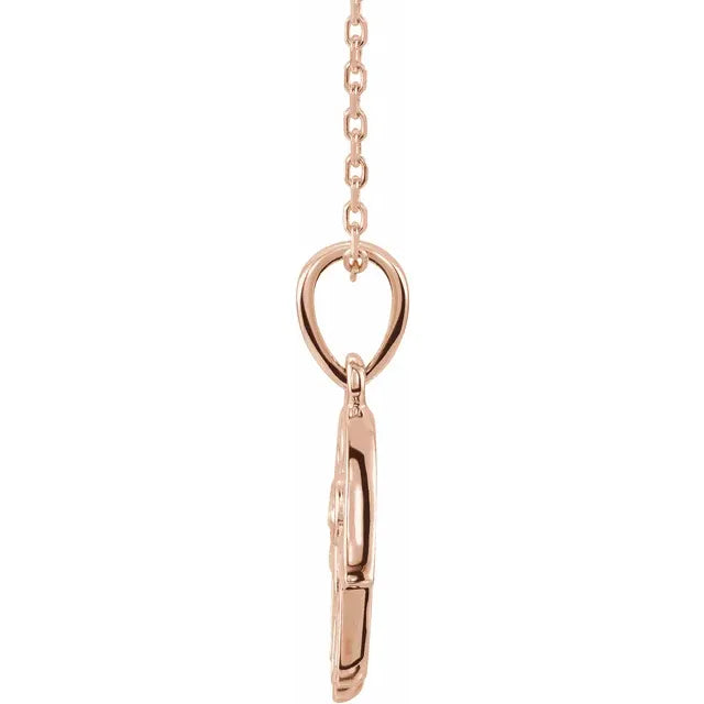 Halskæde med Hamsa og 0,03 CTW Diamant