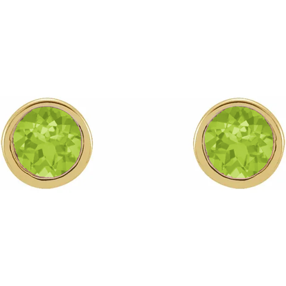 Petit Bezel 14kt Peridot