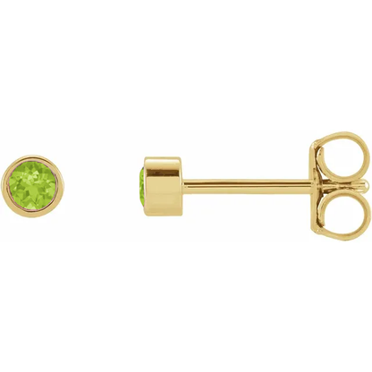 Petit Bezel 14kt Peridot