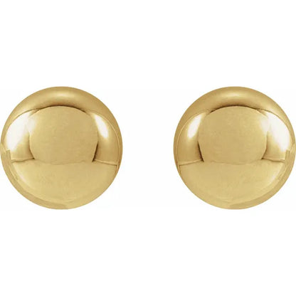 Ørering 14k guld, kugle