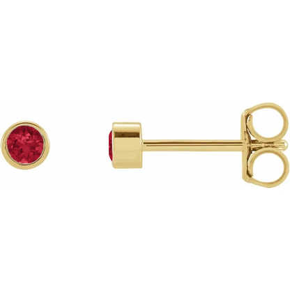 Petit Bezel 14kt Rubin